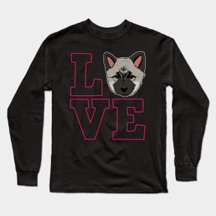 Norwegian Elkhound Mom Long Sleeve T-Shirt